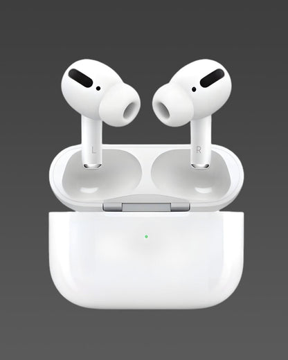 The OG Stuff | AirPods Pro – True Wireless Earbuds with Sensor-Enabled Bluetooth & Wireless Charging Case (White)