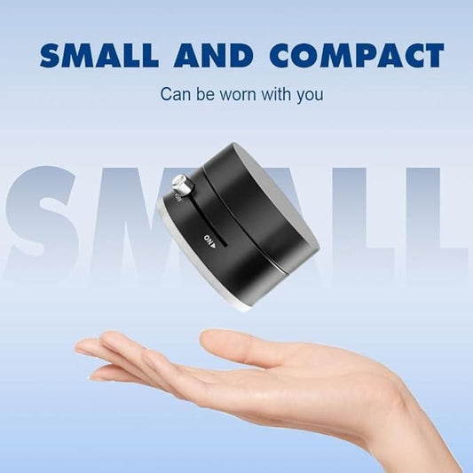 Vacuum Magnetic Suction Phone Holder | 360° Foldable & Rotatable Mount with Dual-Side Strong Grip (Pack of 1)