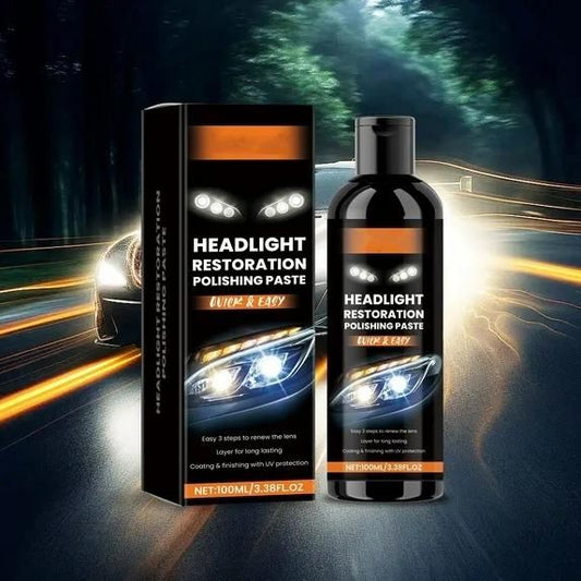 The OG Stuff Headlight Restoration Polishing Paste – 200ml (Pack of 2) | Powerful Headlight Lens Restorer for Crystal Clear Clarity