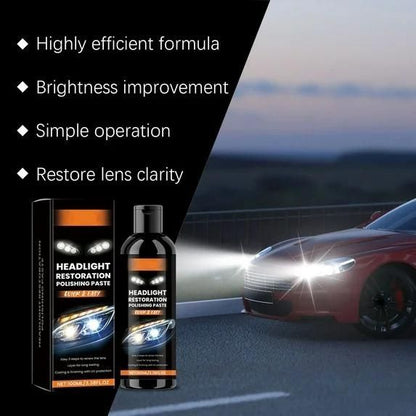 The OG Stuff Headlight Restoration Polishing Paste – 200ml (Pack of 2) | Powerful Headlight Lens Restorer for Crystal Clear Clarity